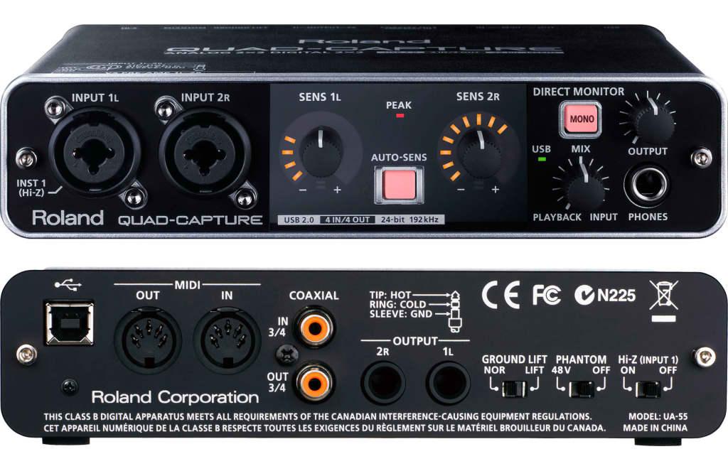 TASCAMRoland QUAD-CAPTURE UA-55 - オーディオインターフェイス