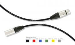 Изображение продукта MrCable AIX-03-PVQ (COLOR) XLR (мама) - XLR (папа) (3,0м) кабель