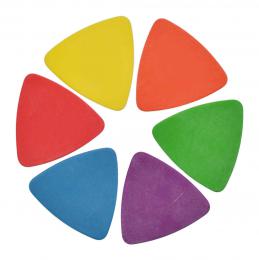 Изображение продукта RuMidi Triangle Plectra Pack набор из 6 медиаторов 