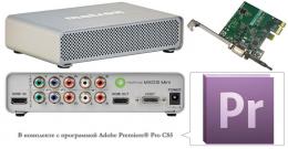 Изображение продукта Matrox MXO2 Mini A/Pro PCI Express устройство для ввода-вывода аудио-видео