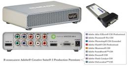 Изображение продукта Matrox MXO2 Mini MAX A/Pre  ExpressCard устройство для ввода-вывода аудио-видео