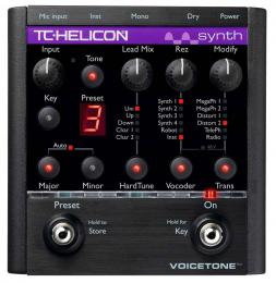 Изображение продукта TC-Helicon VoiceTone Synth вокальный процессор Вокодер